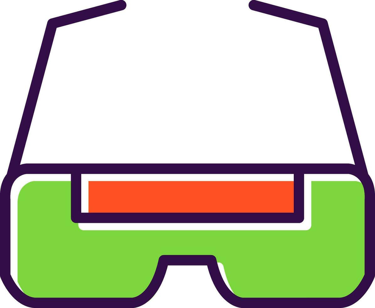 Goggles Vector Icon Design
