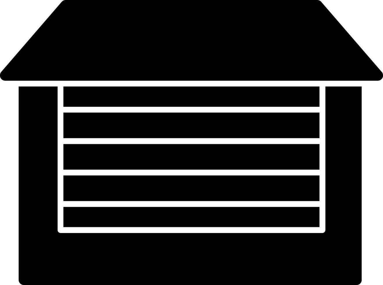 Garage Vector Icon Design