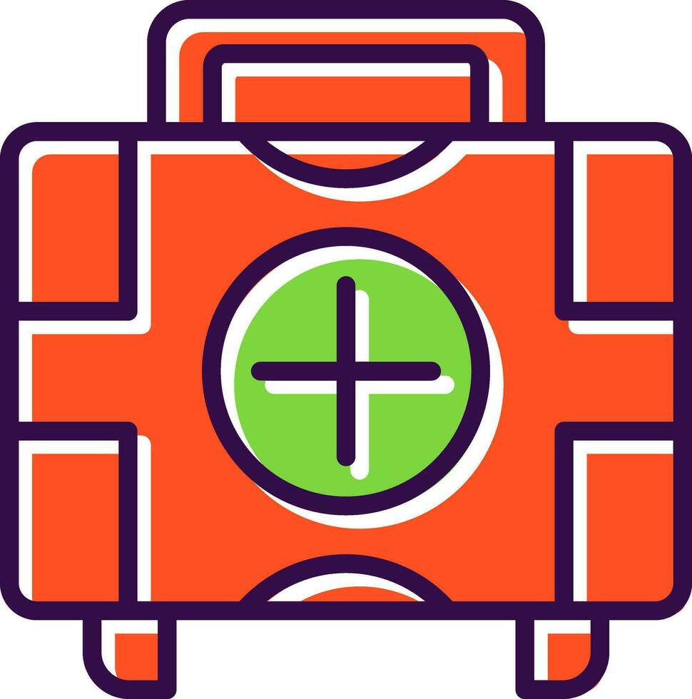 First aid kit Vector Icon Design