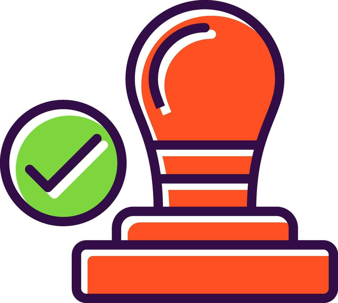 Stamp Vector Icon Design