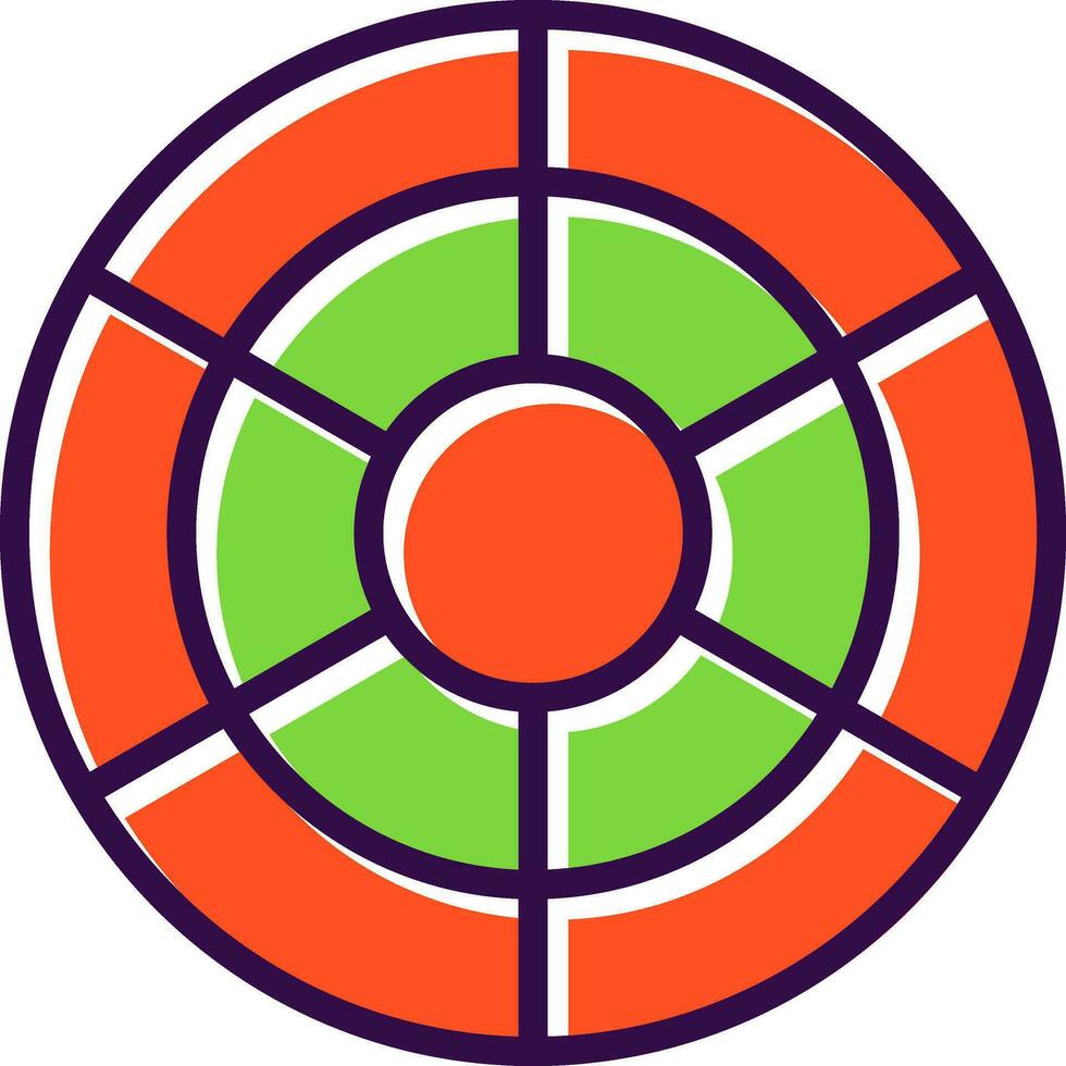 color circulo vector icono diseño