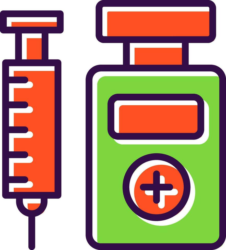 Vaccine Vector Icon Design