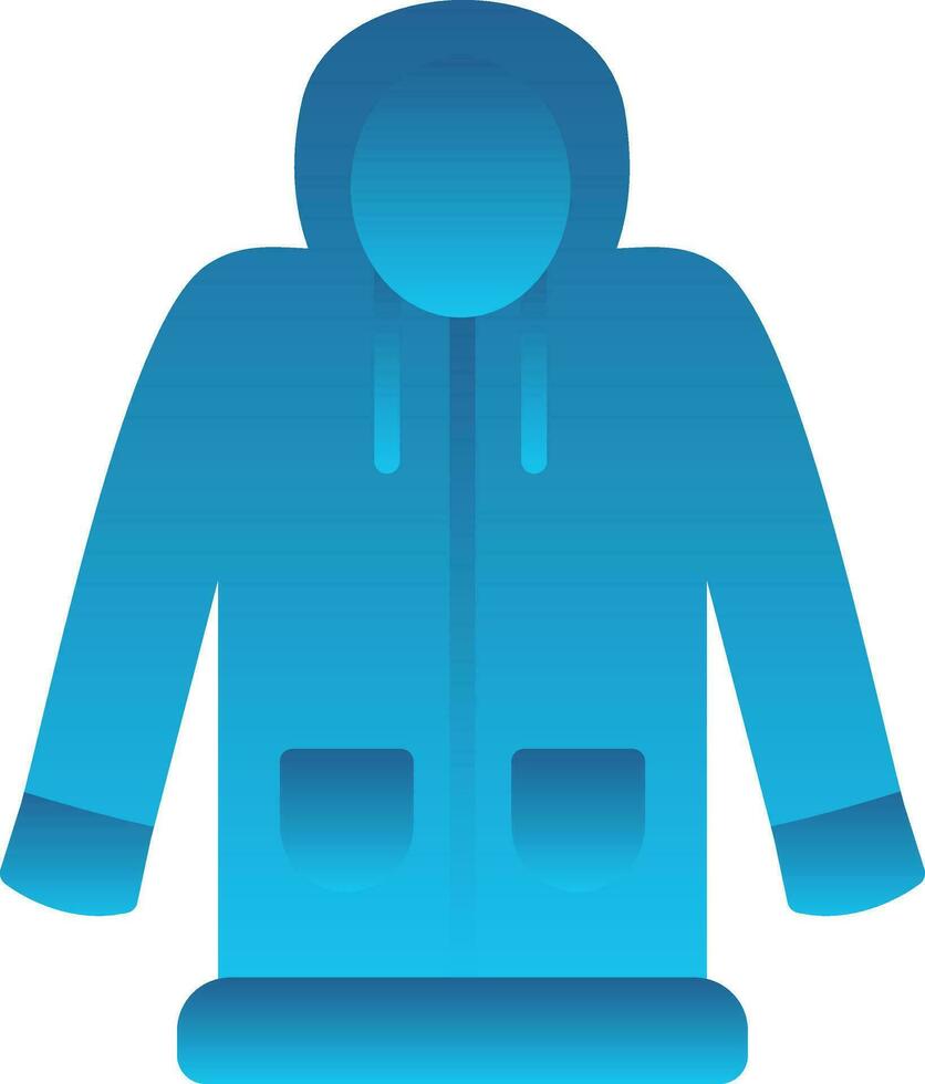 Raincoat Vector Icon Design