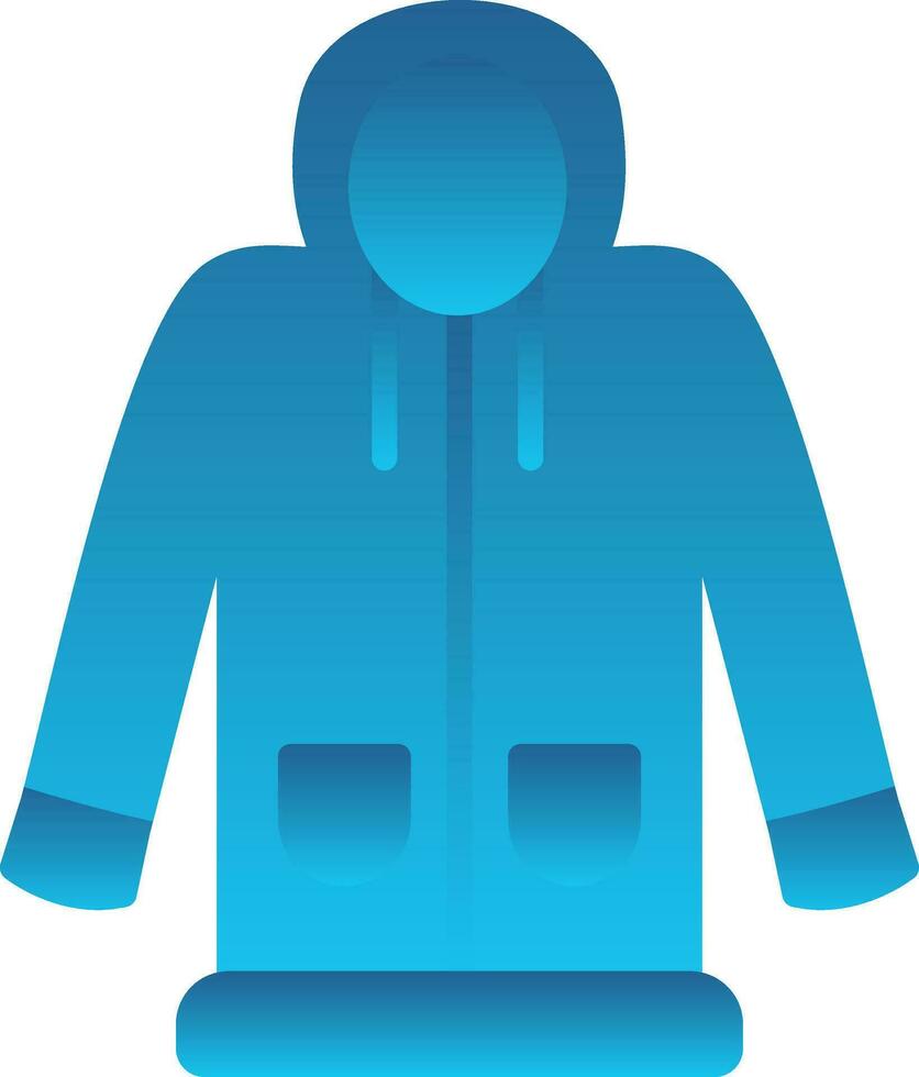 Raincoat Vector Icon Design