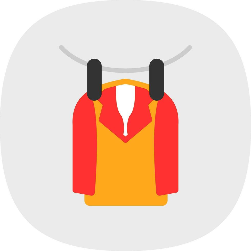 diseño de icono de vector de ropa limpia