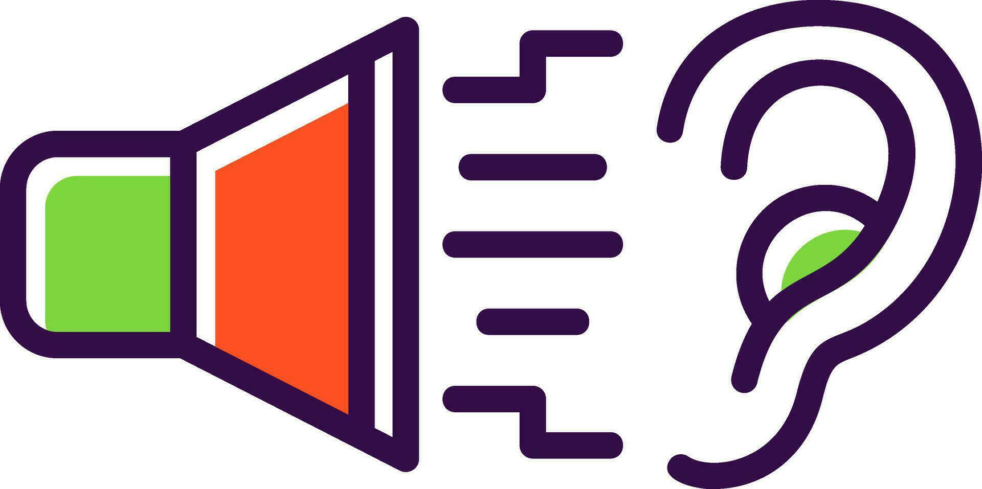 Sound pollution Vector Icon Design