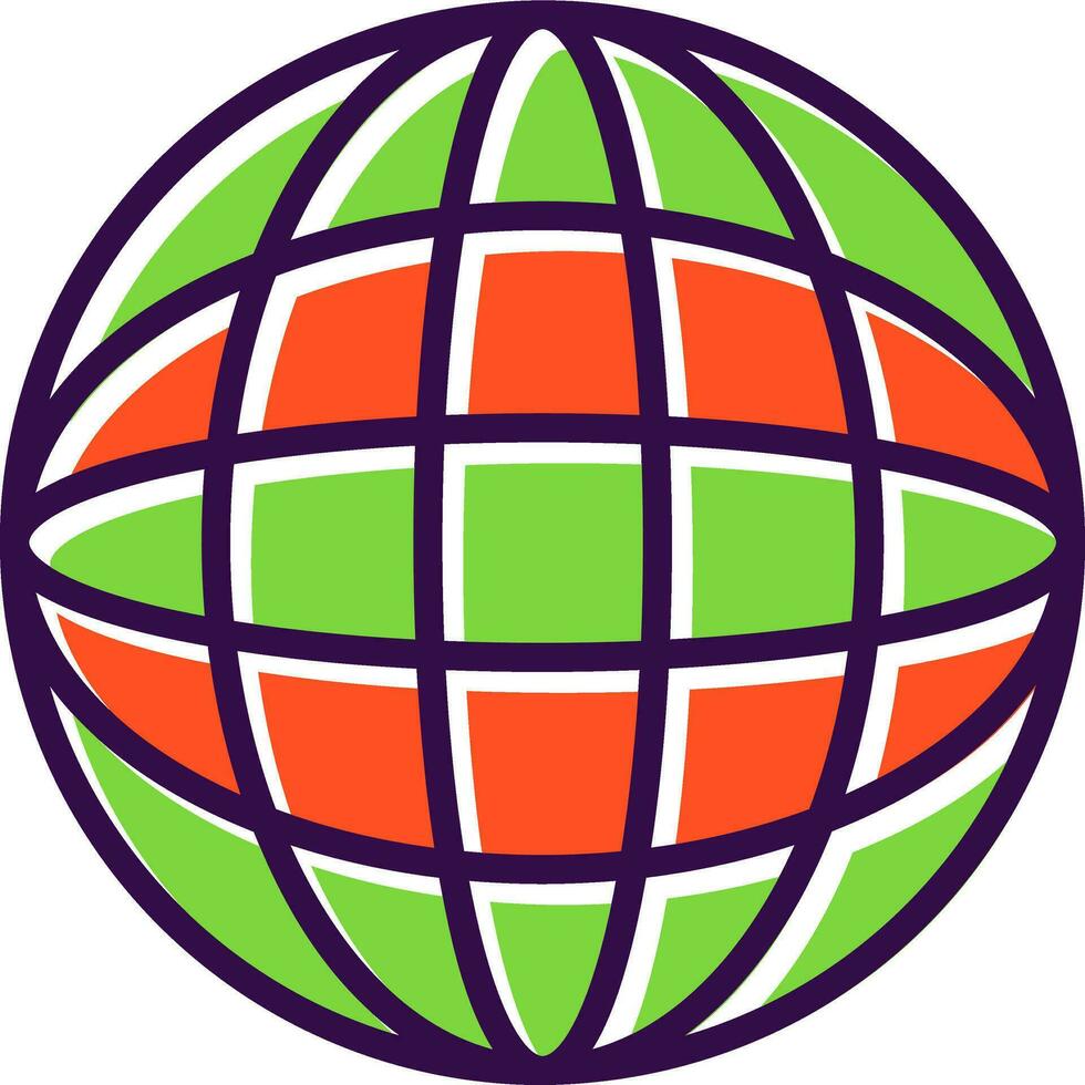 World globe Vector Icon Design