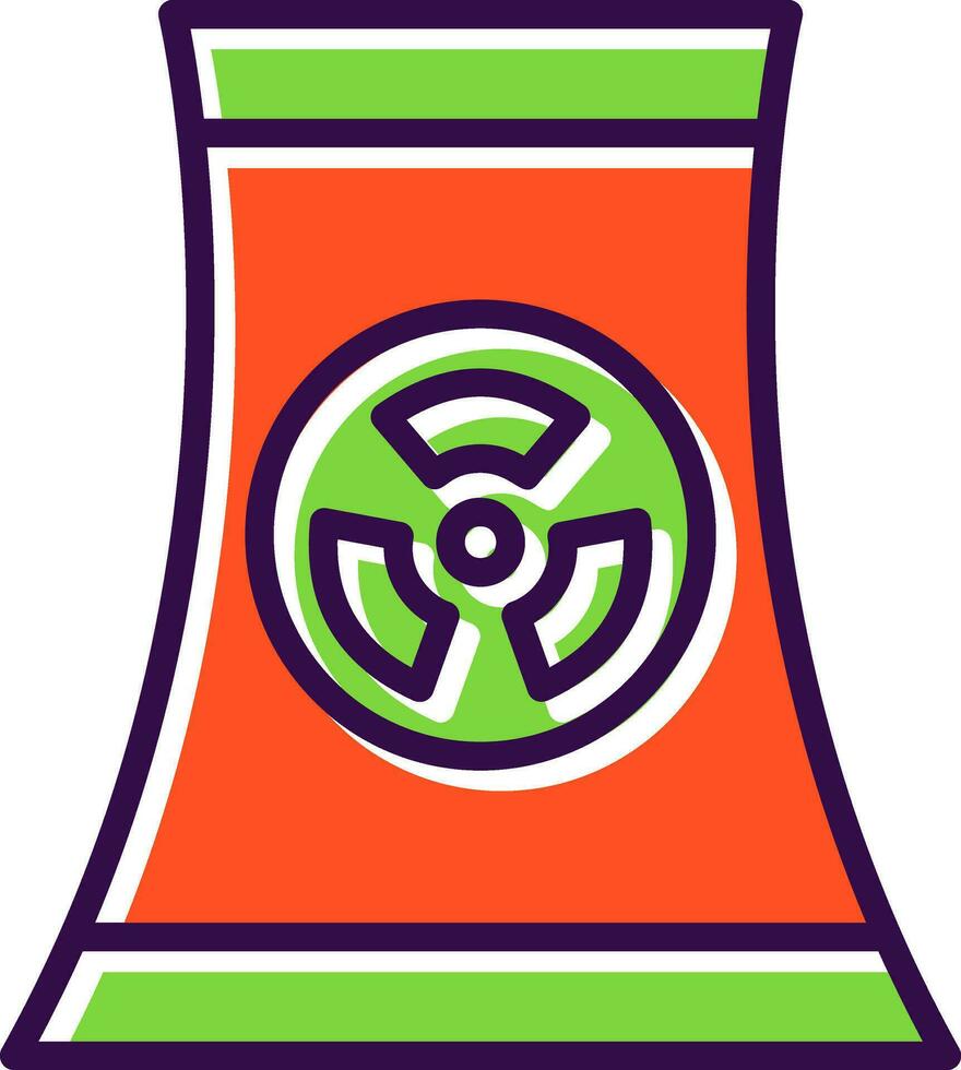 Nuclear Vector Icon Design