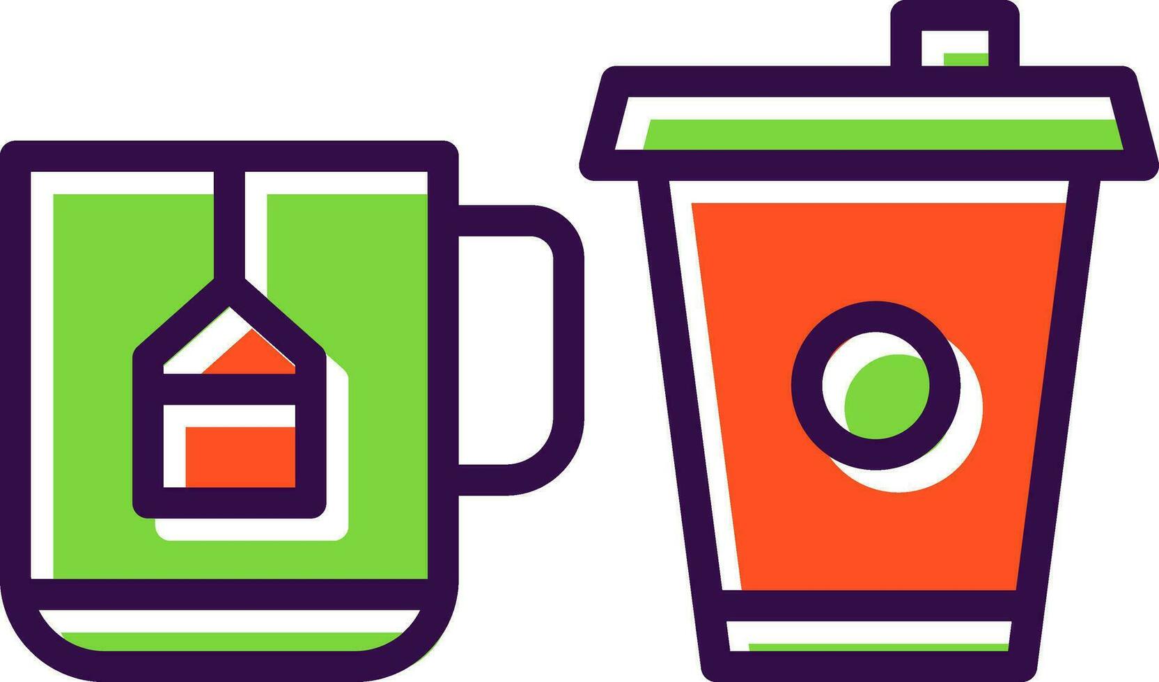 Cups Vector Icon Design