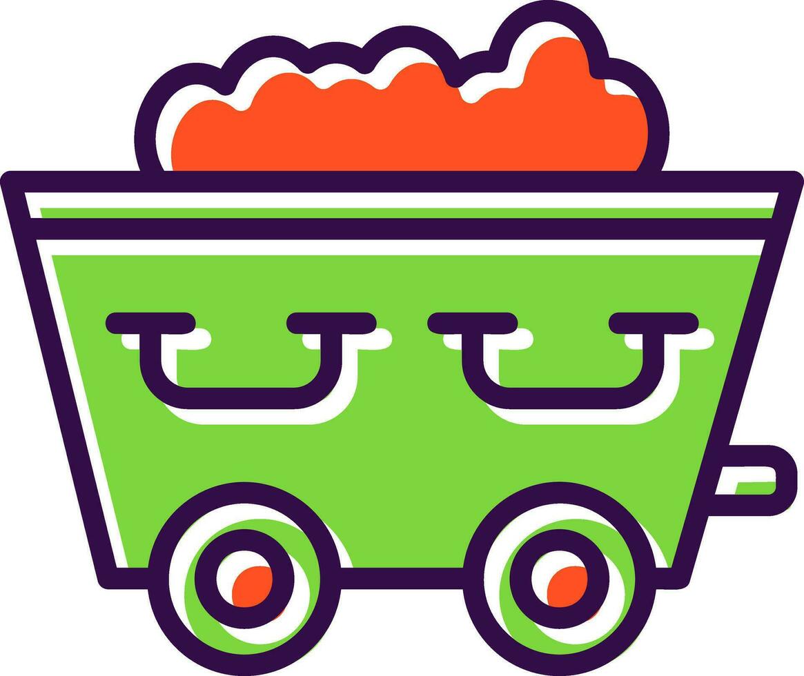 Trolley Vector Icon Design