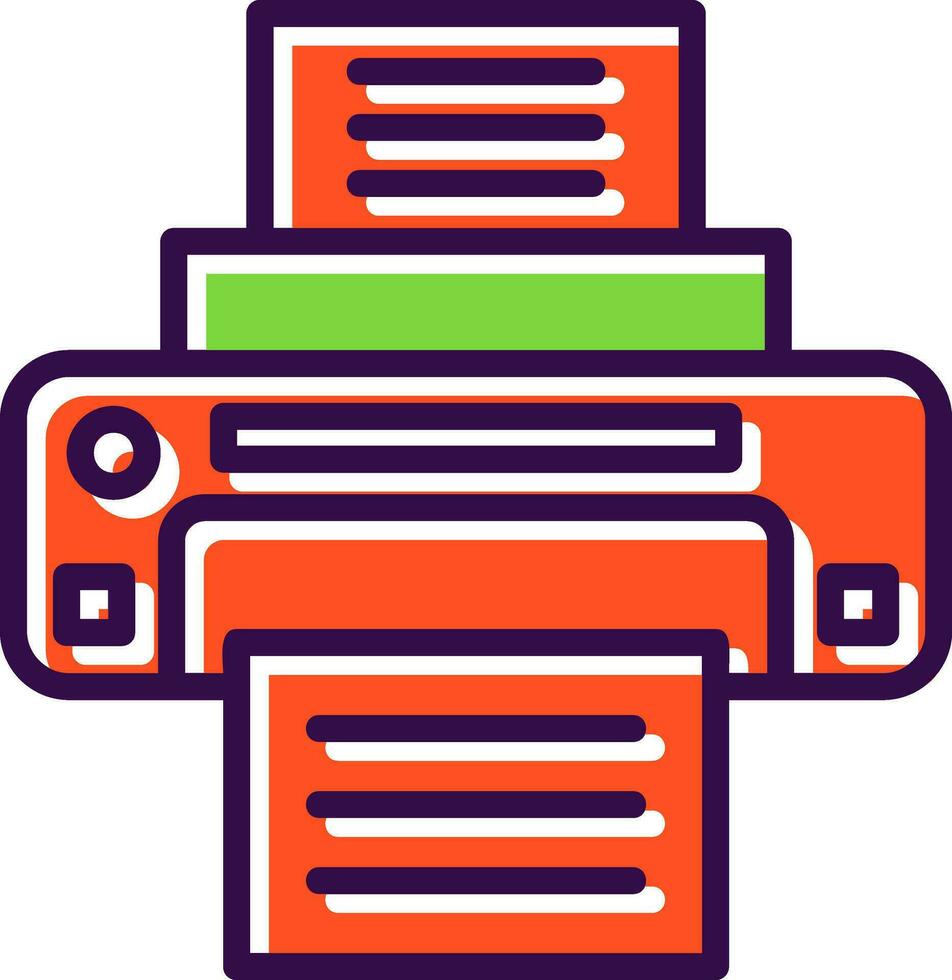 Print Vector Icon Design