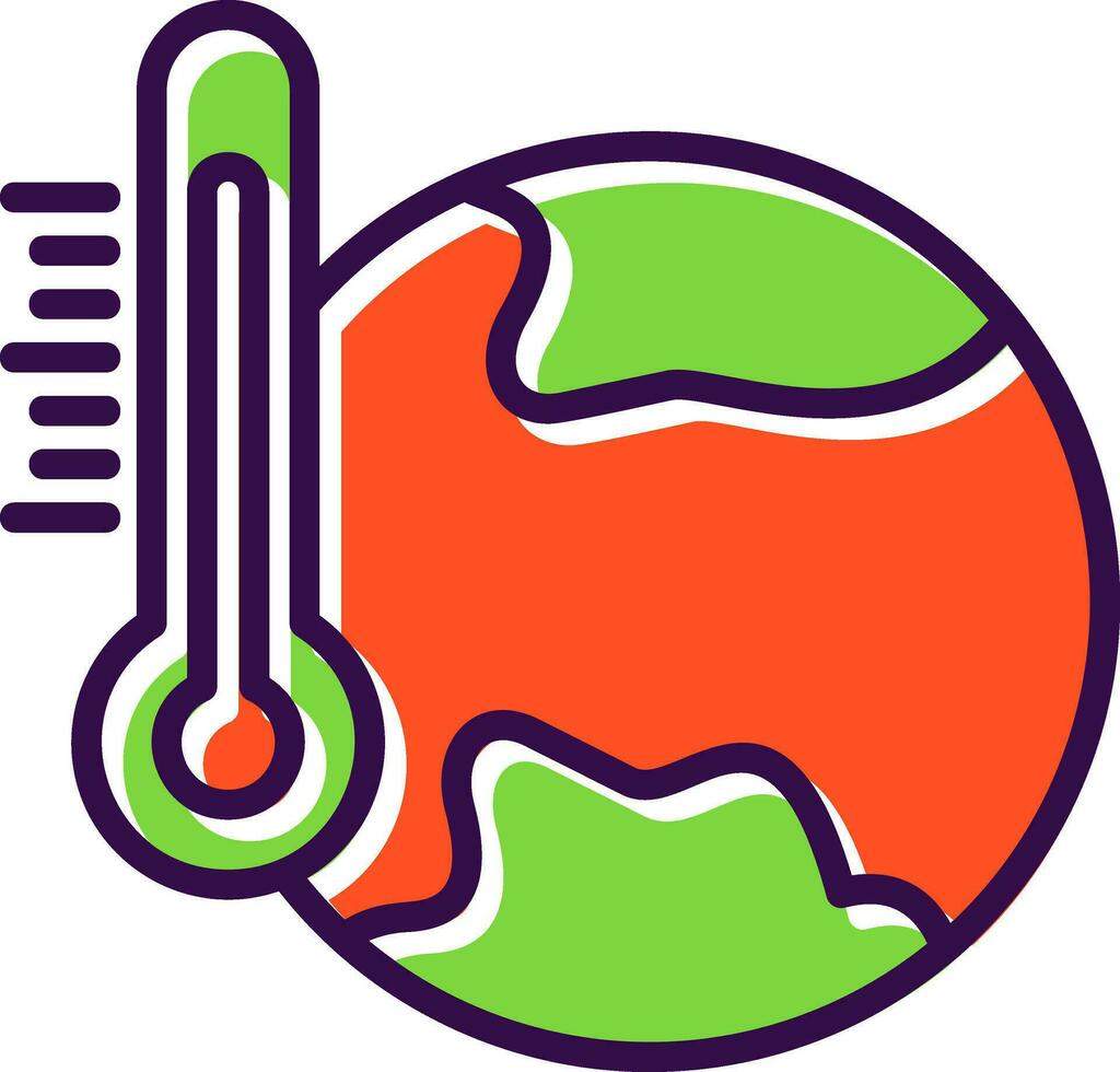 Global warming Vector Icon Design