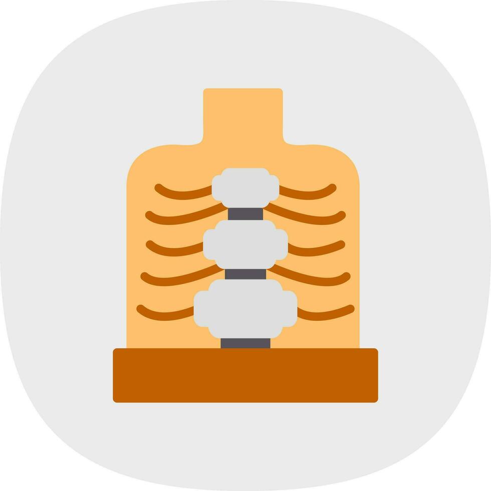 Ribcage Vector Icon Design