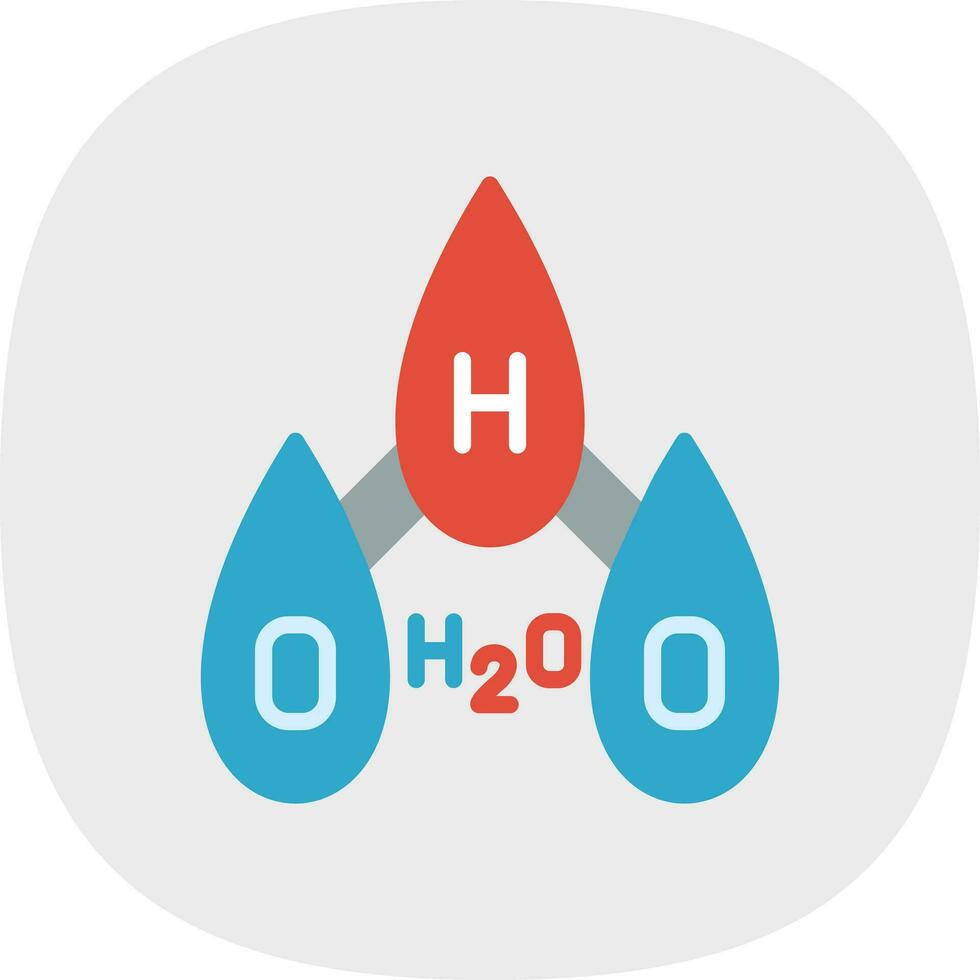 H2o Vector Icon Design