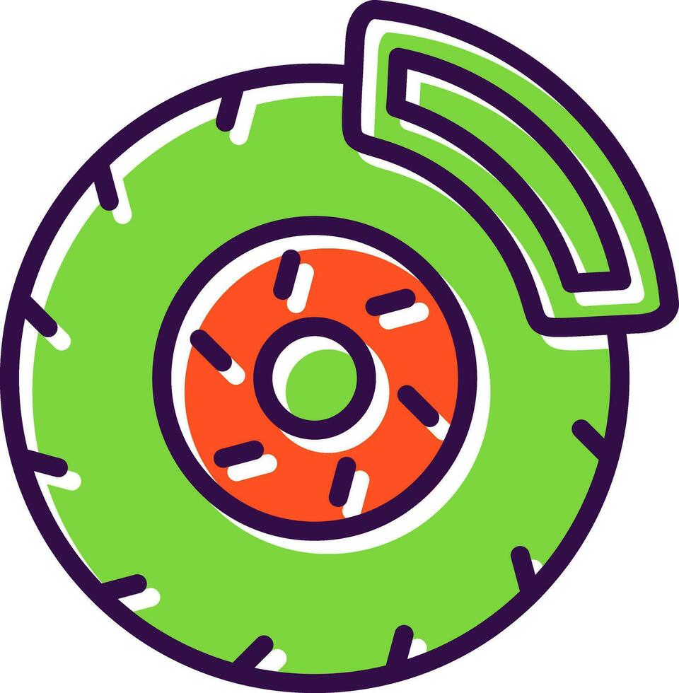 Brake disc Vector Icon Design