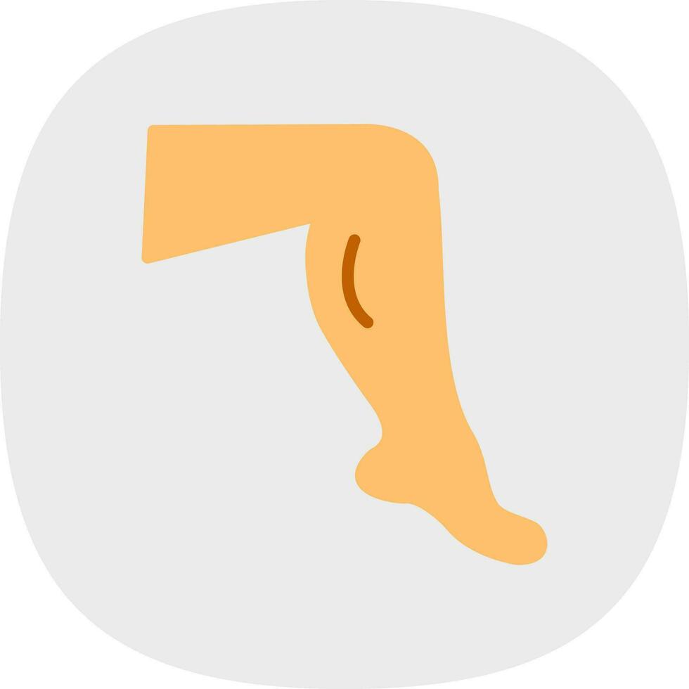 diseño de icono de vector de pierna