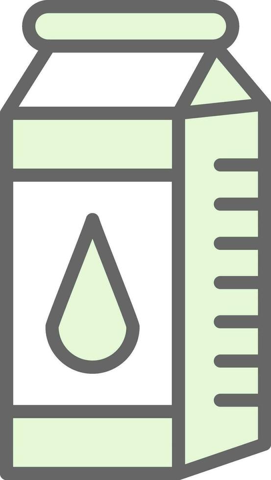 Milk box Vector Icon Design