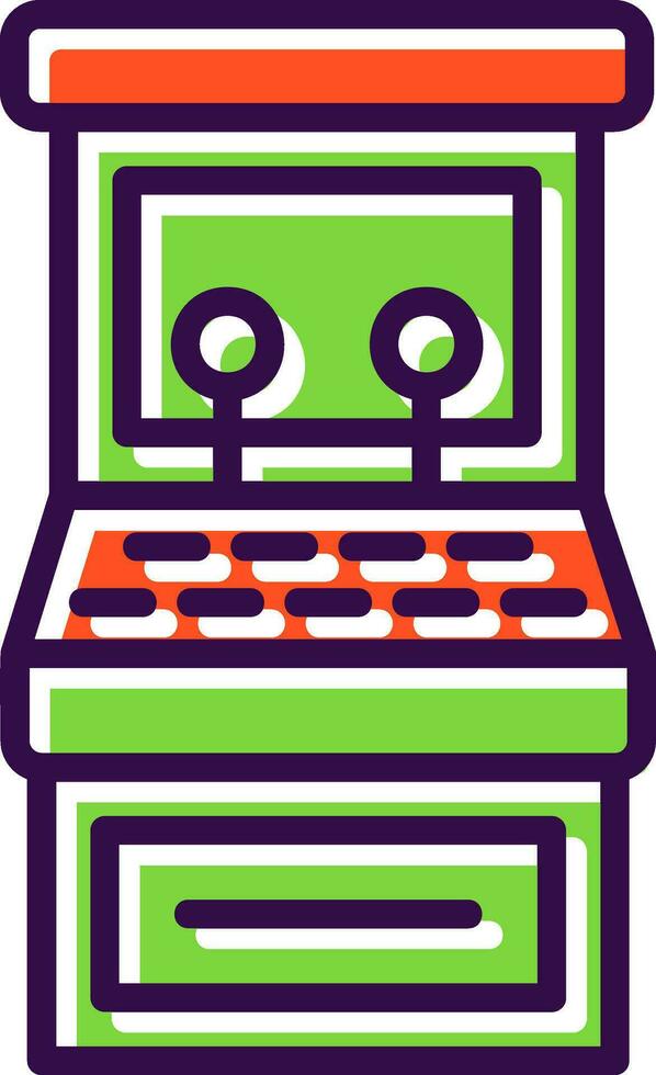 Arcade machine Vector Icon Design