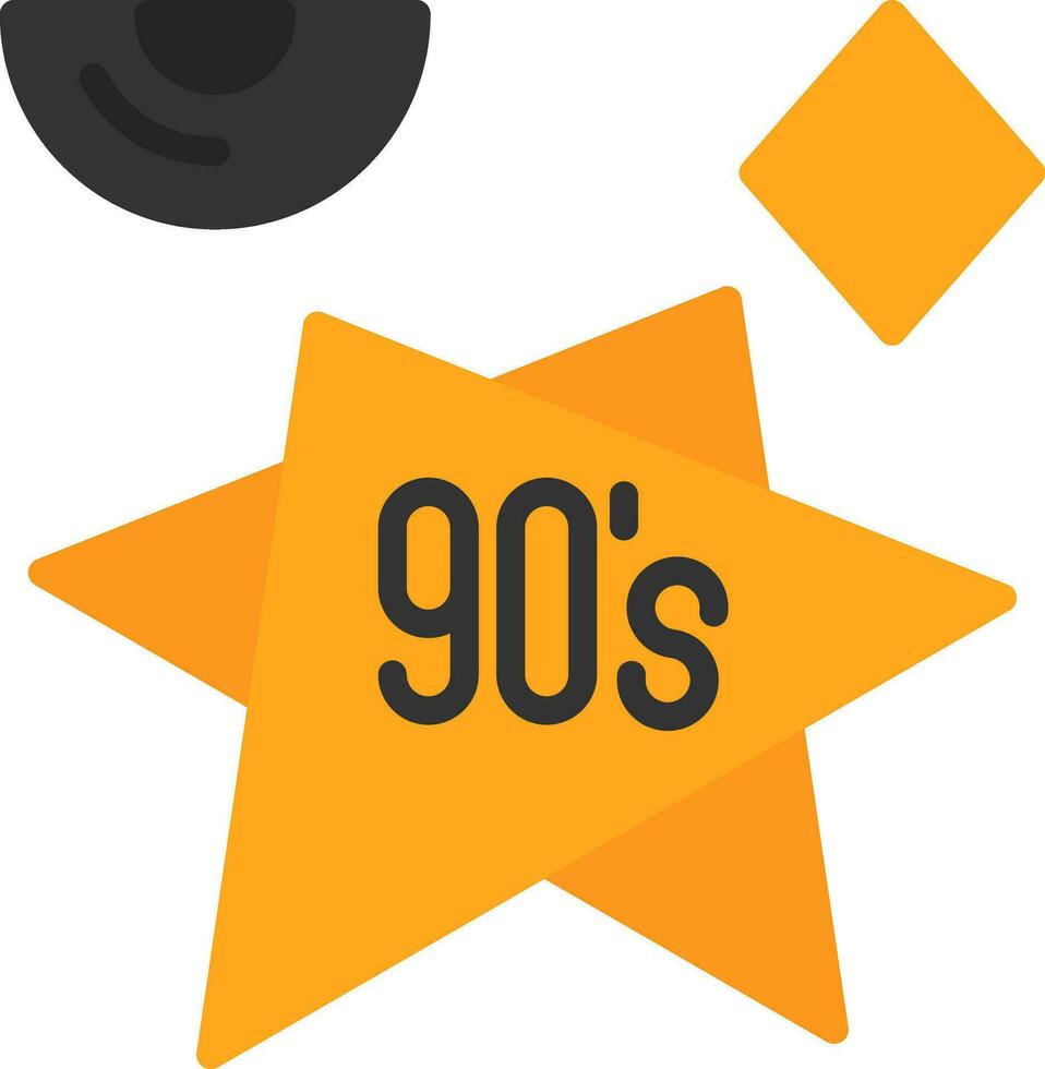 90s vector icono diseño