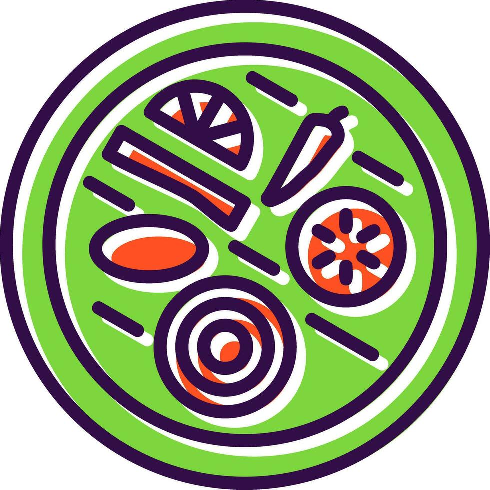 Som tam Vector Icon Design