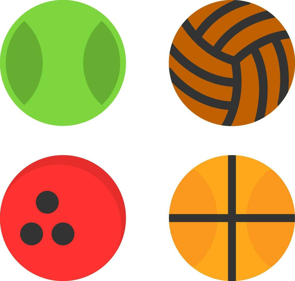 pelotas vector icono diseño