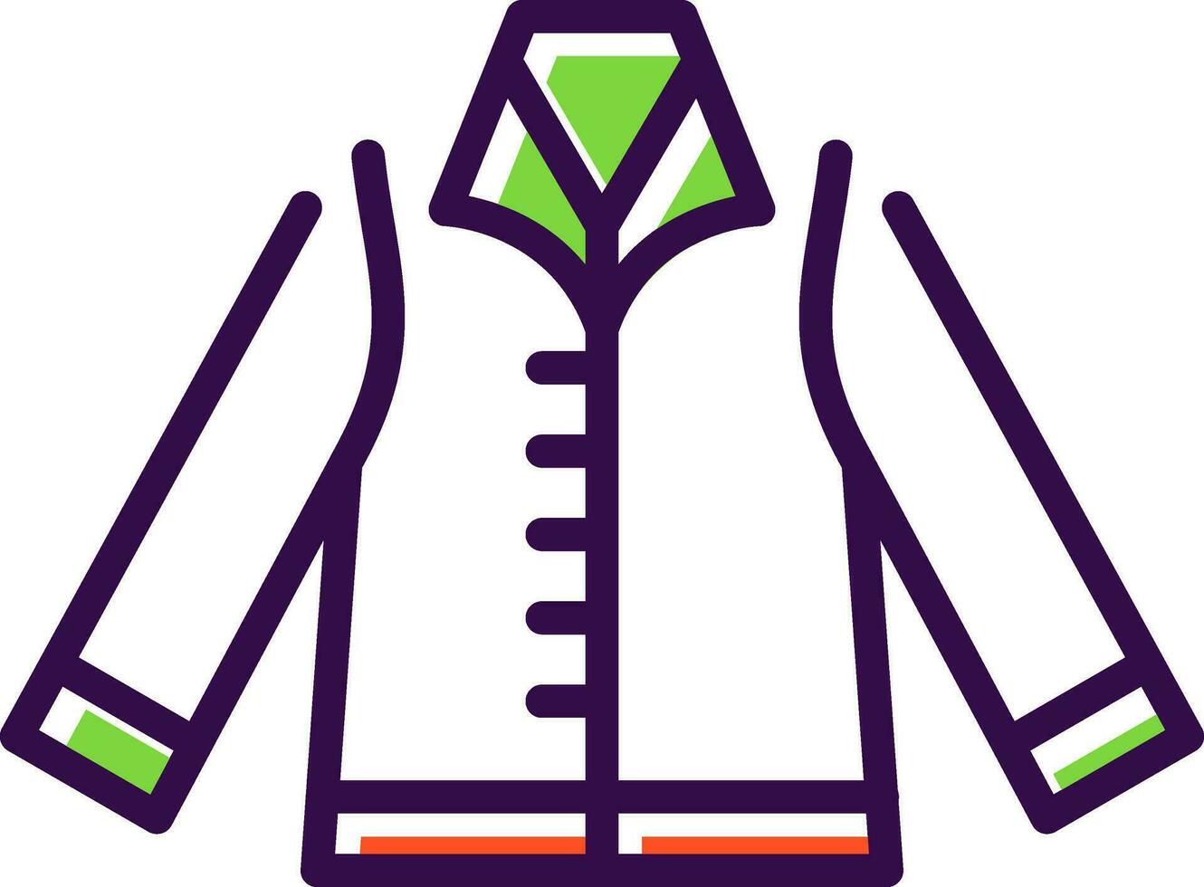 diseño de icono de vector de chaqueta