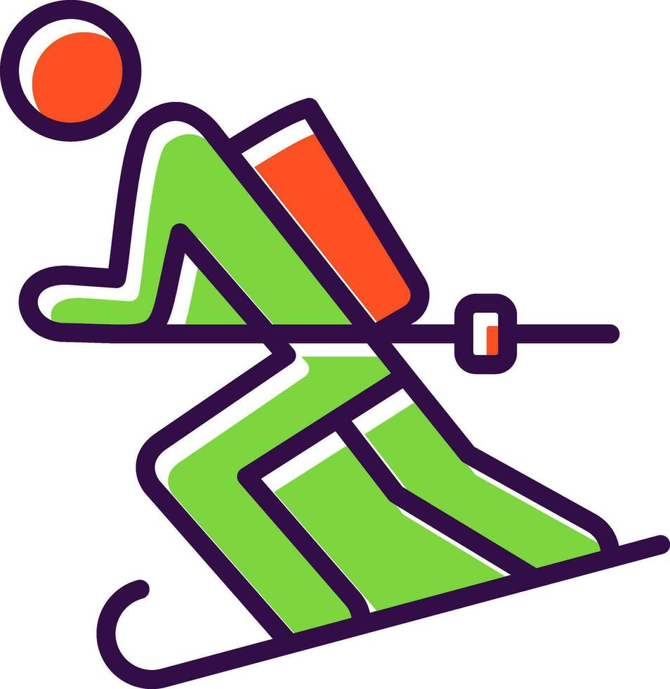 Skis Vector Icon Design