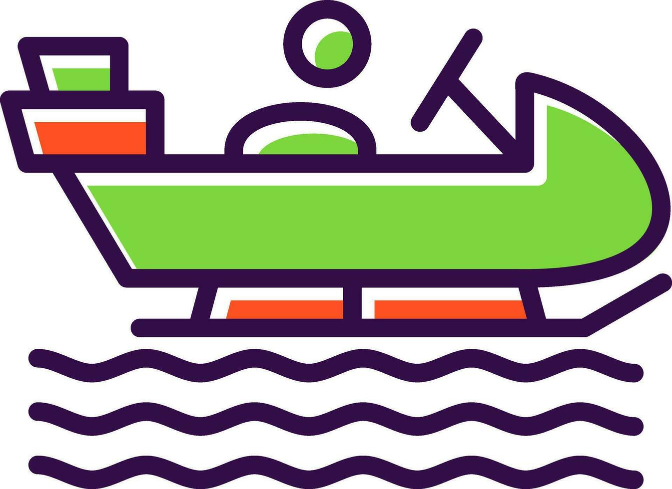 Bobsleigh Vector Icon Design