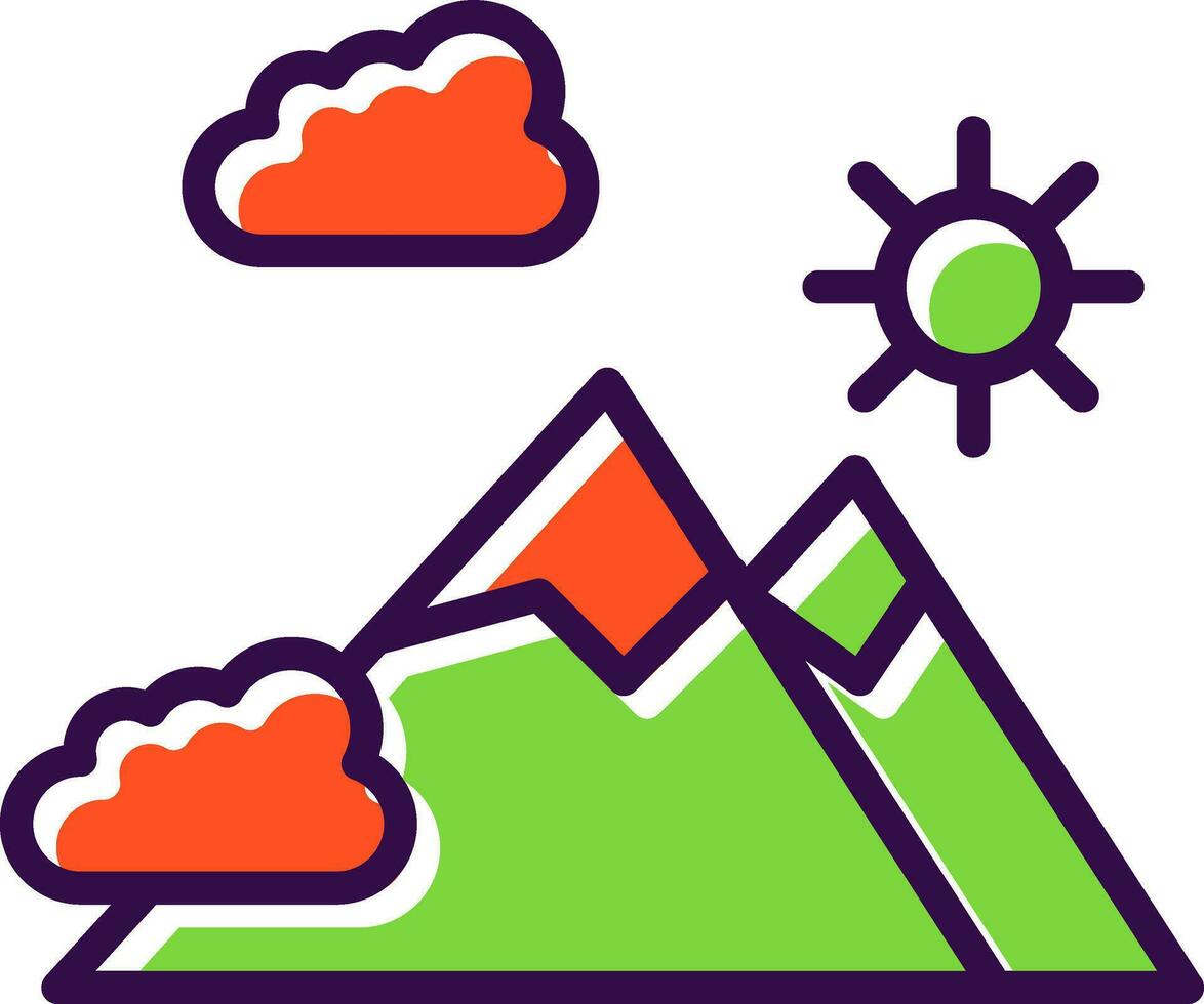 Avalanche Vector Icon Design