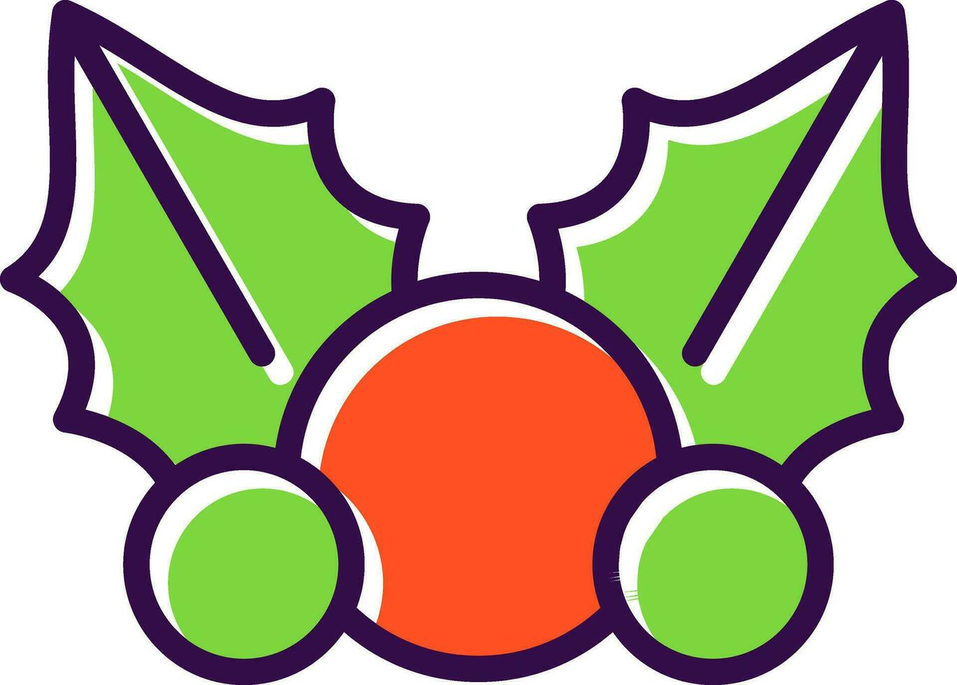 Mistletoe Vector Icon Design