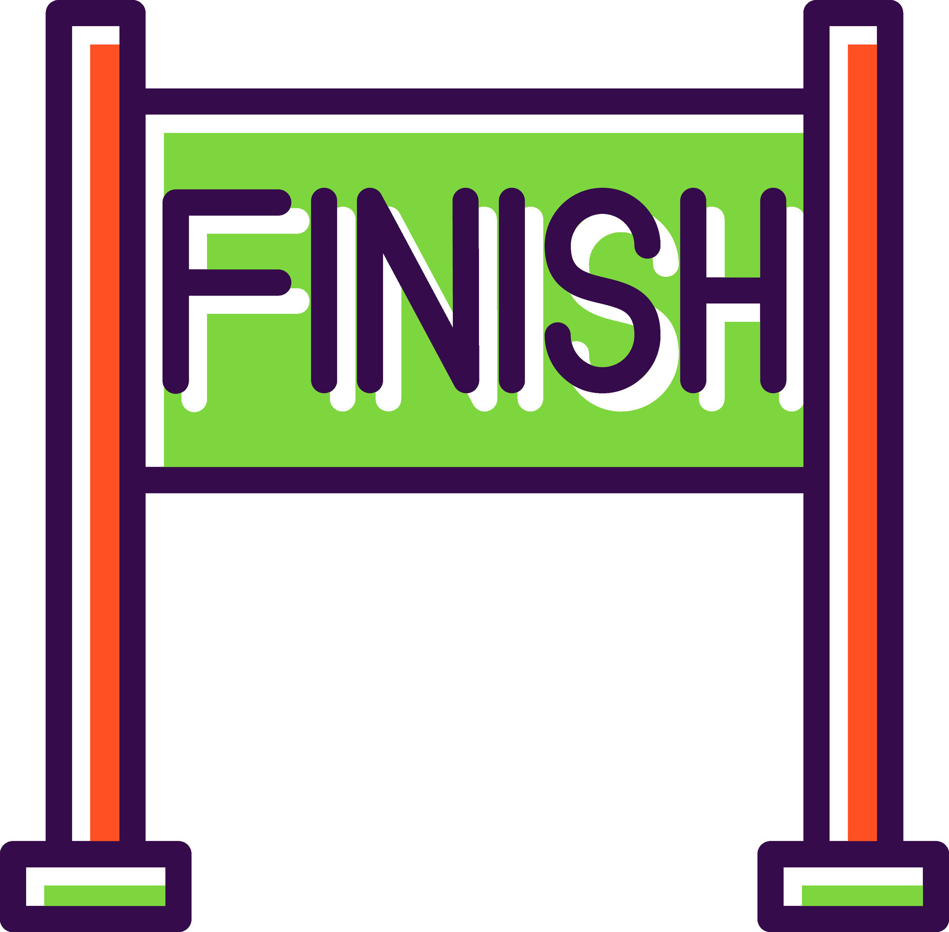 Finish Line Icon 7571053 Vector Art at Vecteezy