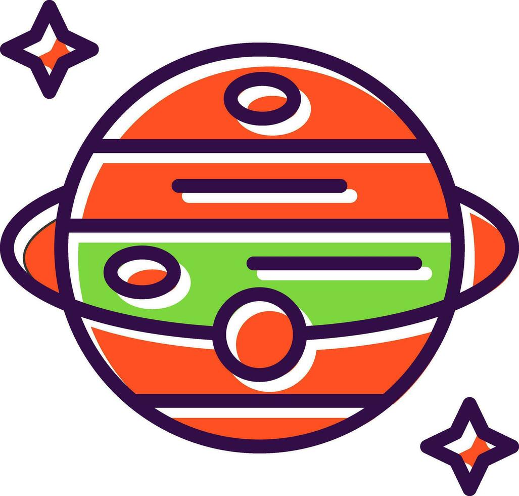 planeta vector icono diseño