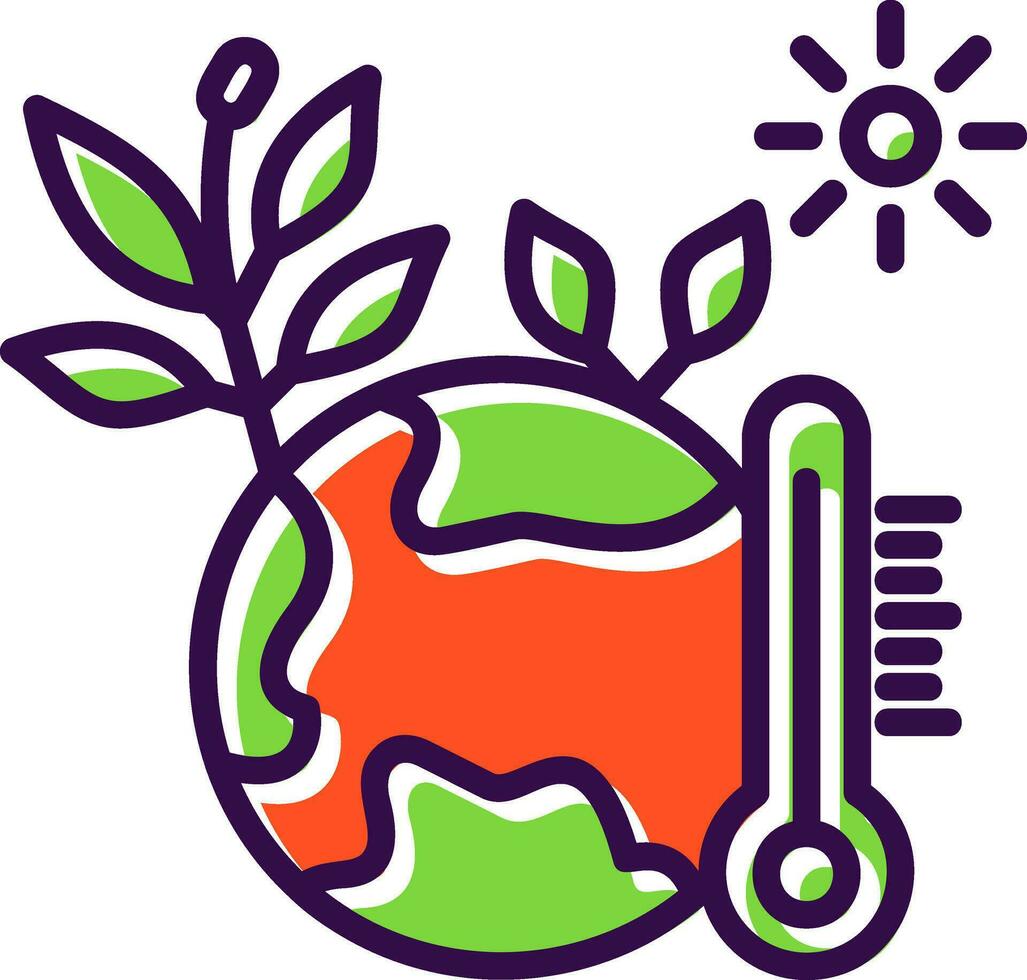 Climate change Vector Icon Design