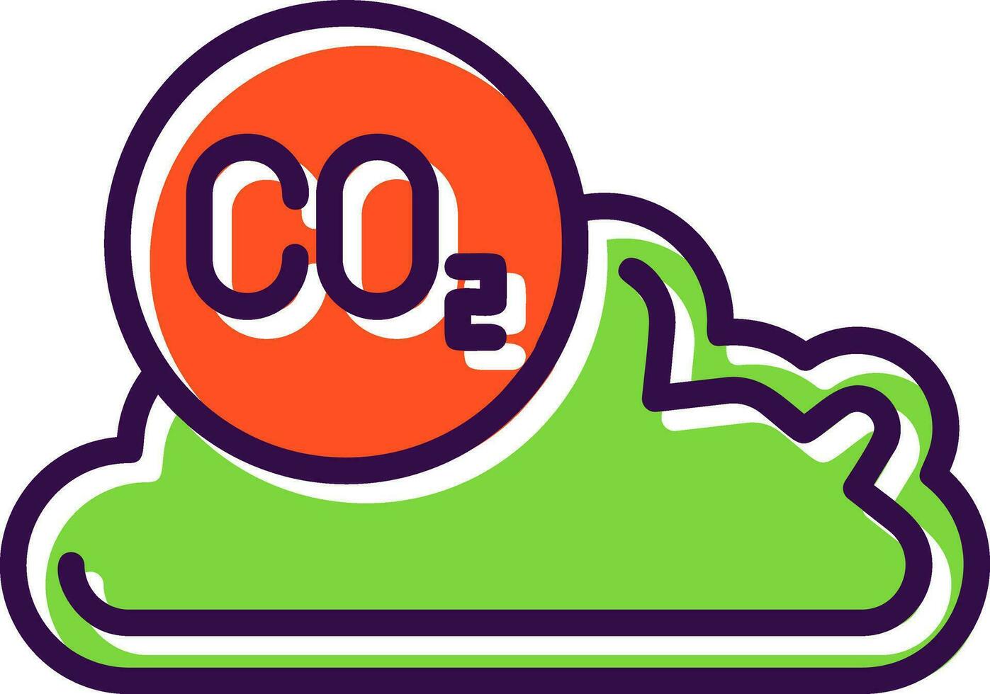 Carbon dioxide Vector Icon Design