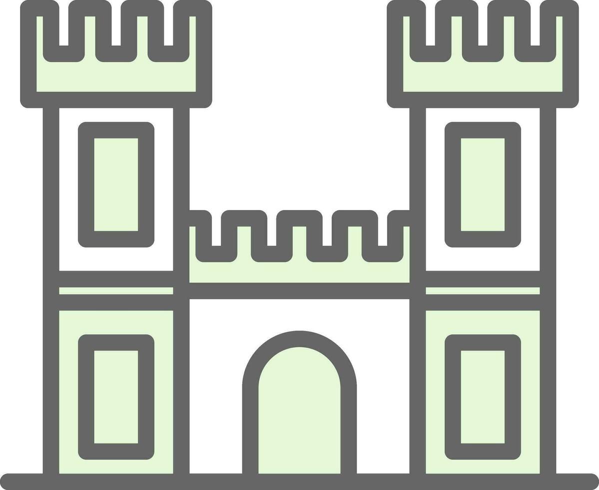 Castle Vector Icon Design