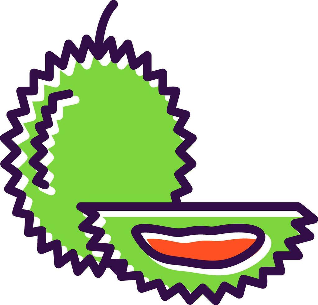 Durian Vector Icon Design