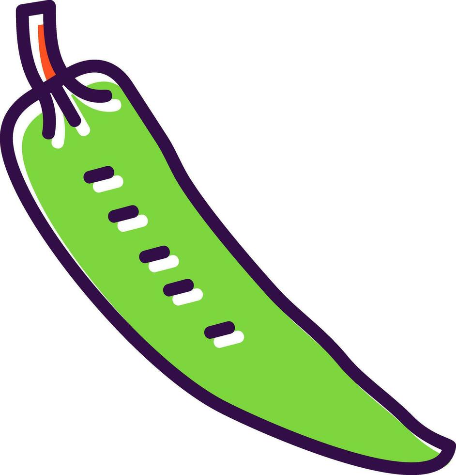 Chilli Vector Icon Design