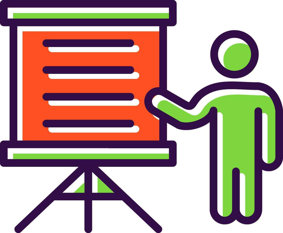 Presentation Vector Icon Design