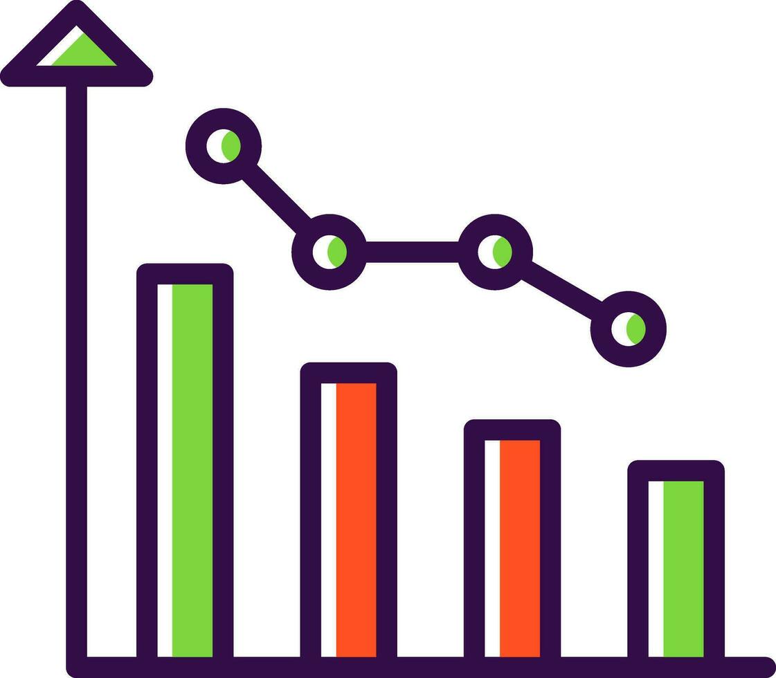 Graph Vector Icon Design