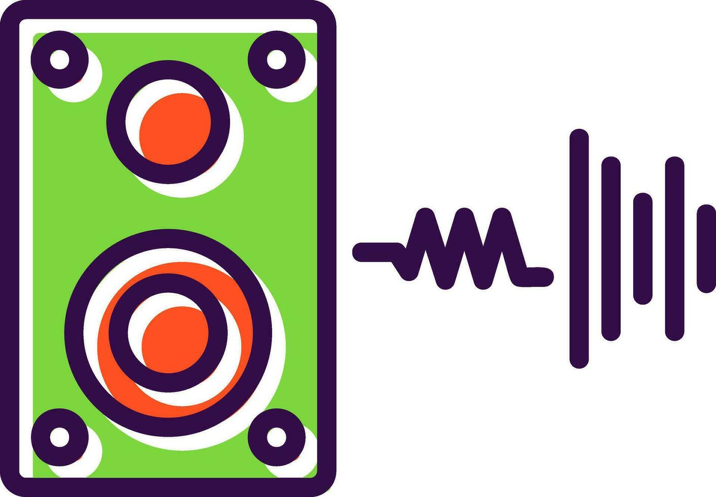 Sound of music Vector Icon Design