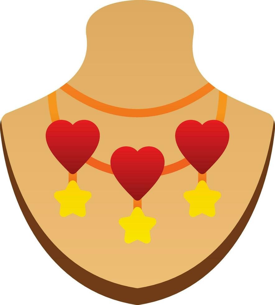 Necklace Vector Icon Design