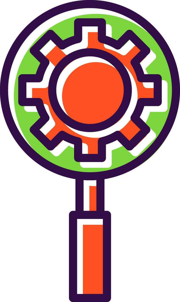 Magnifying glass Vector Icon Design