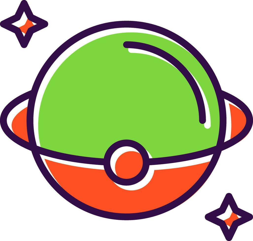 planeta vector icono diseño