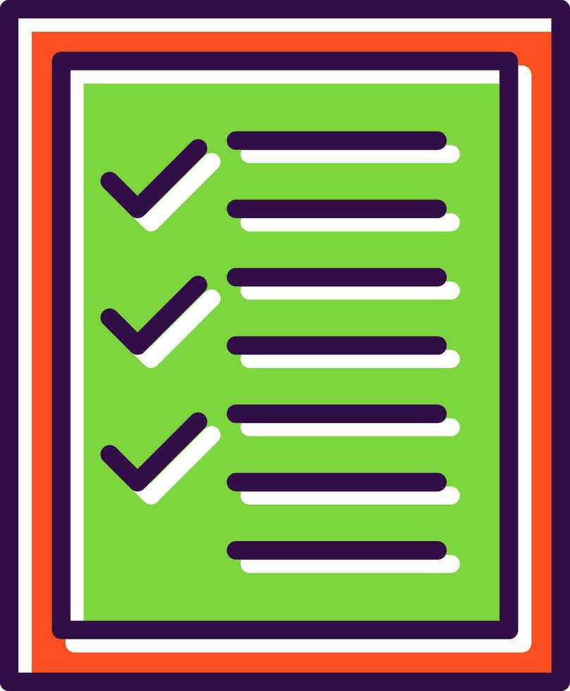 Checklist Vector Icon Design