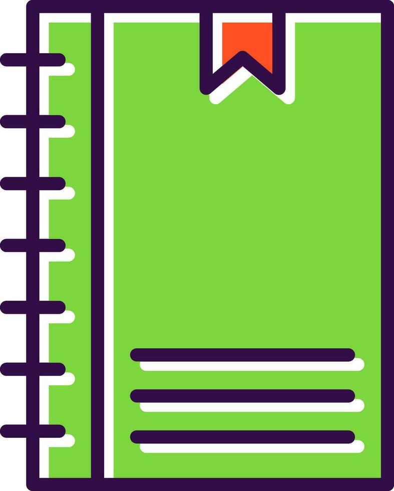 Notebook Vector Icon Design