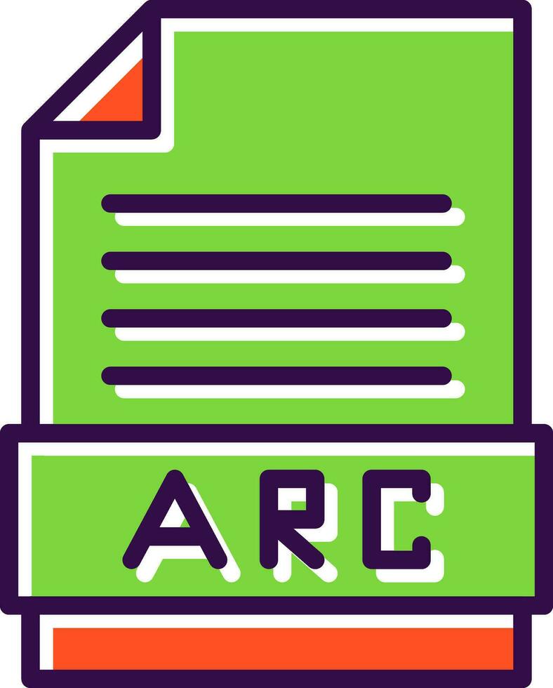 Arc Vector Icon Design