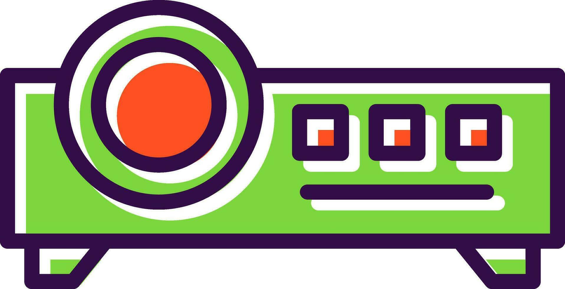 Projector Vector Icon Design