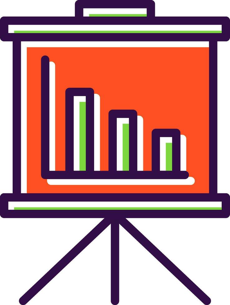 Presentation Vector Icon Design