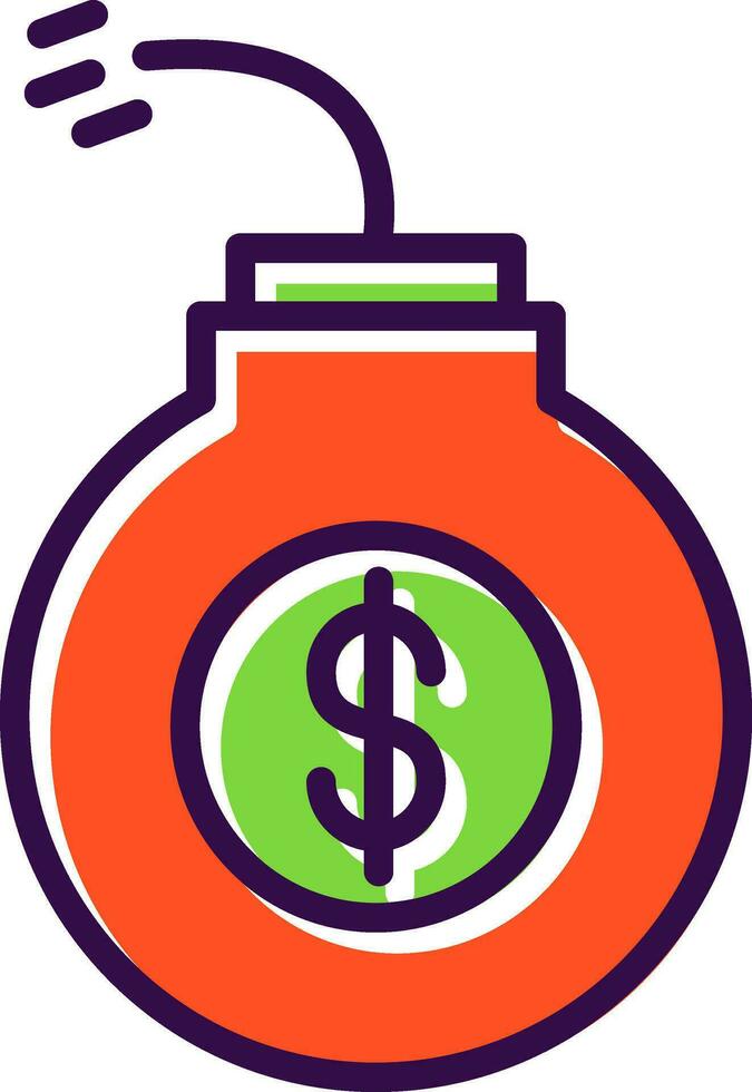 Debt Vector Icon Design