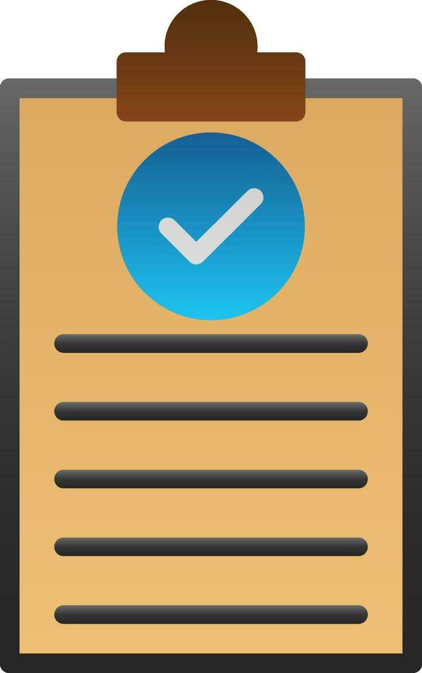 List Vector Icon Design